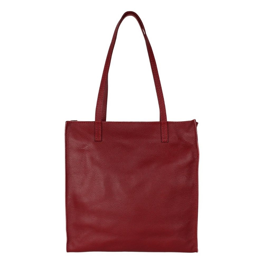 Baggyshop | Paper Bag Exclusive leer - Bordeaux